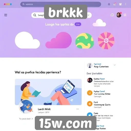 experiências de usuário no site brkkk